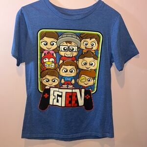 FGTeeV tee YouTube size 10/12 top‎ fan club